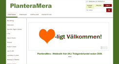 Desktop Screenshot of planteramera.se